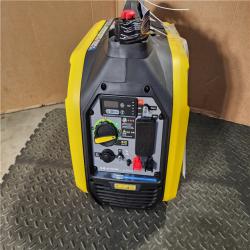 HOUSTON LOCATION - AS-IS (APPEARS LIKE NEW) CHAMPION 2500/1850-Watt Recoil Start Gasoline/Propane Powered Dual Fuel Inverter Generator with Quiet Technology and CO Shield