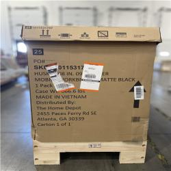 DALLAS LOCATION- AS-IS HUSKY 108 IN. 09 DRAWER MOBILE WORKBENCH  MATTE BLACK