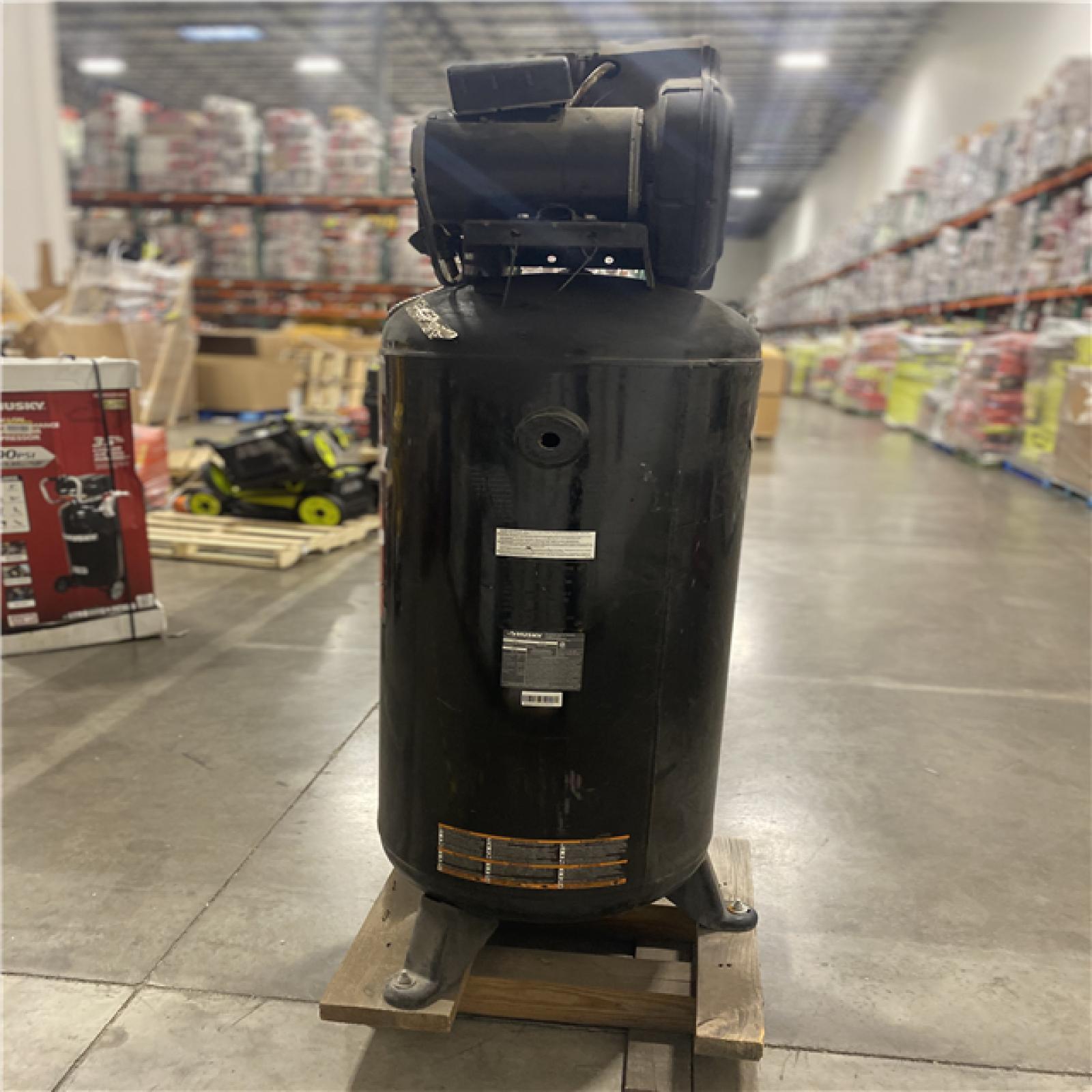 Dallas Location - As-Is Husky 60 Gal. 3.7 HP  175 PSI Electric Air Compressor