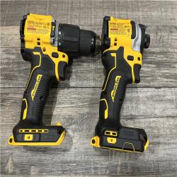 AS-IS DEWALT ATOMIC 20V MAX Lithium-Ion Cordless 2-Tool Combo Kit