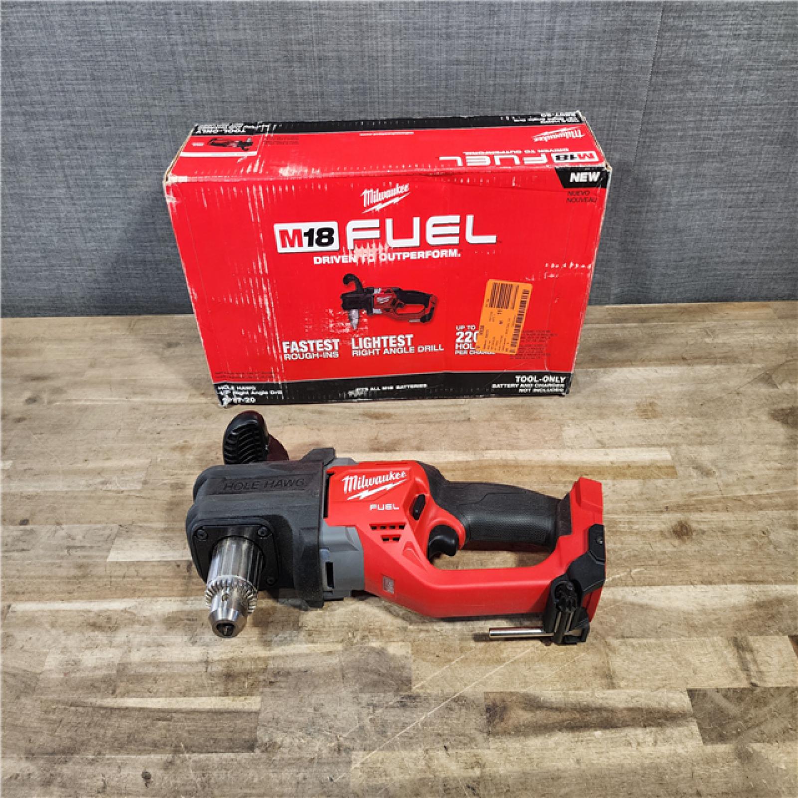 HOUSTON LOCATION - AS-IS Milwaukee M18 FUEL GEN II Brushless Cordless 1/2 in. Hole Hawg Right Angle Drill (Tool-Only)