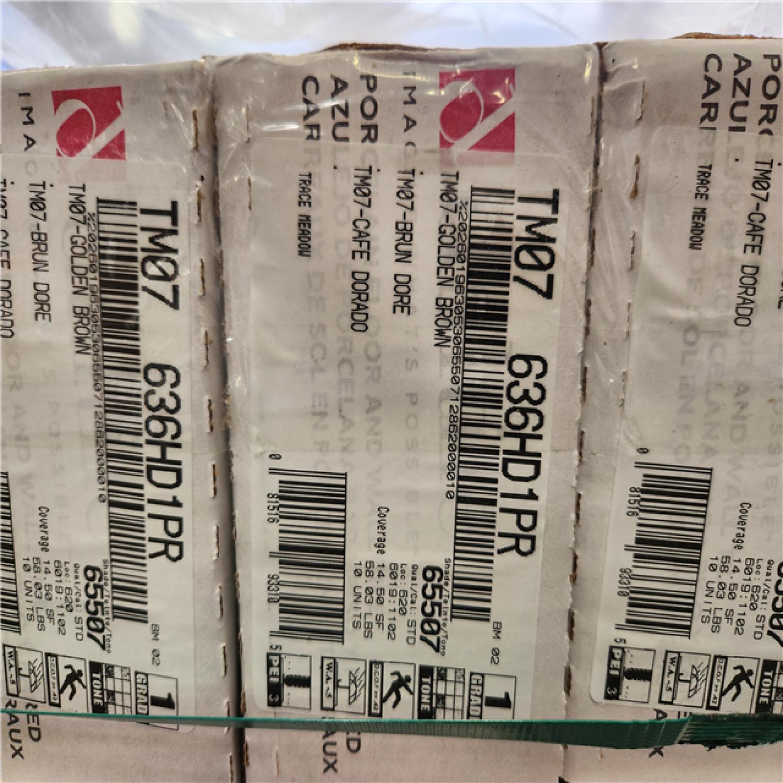 Phoenix Daltile Trace Meadow 6 in. x 36 in. Golden Brown Glazed Porcelain Floor and Wall Tile (333 sq. ft./24 Case)