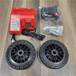 AS-IS  Milwaukee M18 18V Lithium-Ion 3/8 in. X 75 Ft. Cable Cordless Drain Cleaning Drum Machine Kit