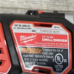 AS-IS Milwaukee 18V Lithium-Ion Cordless Drill Driver/Impact Driver Combo Kit