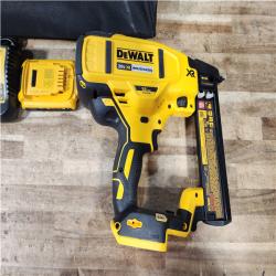 HOUSTON LOCATION - AS - IS DEWALT 20V MAX XR Lithium-Ion Cordless 18-Gauge Narrow Crown Stapler Kit