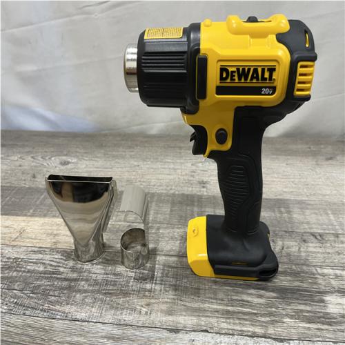 AS-IS DEWALT 20V MAX Cordless Compact Heat Gun with Flat and Hook Nozzle Attachments