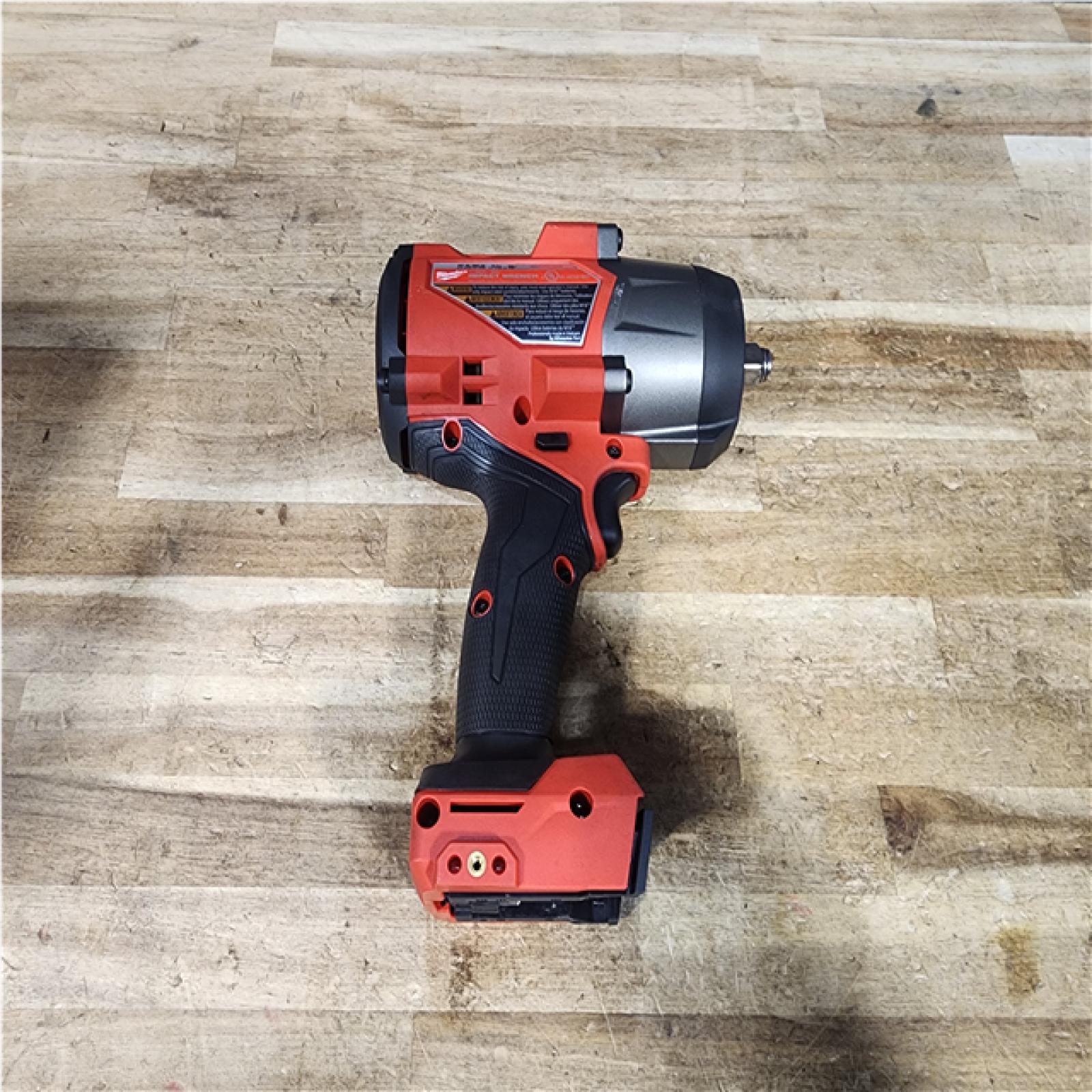 Houston Location AS-IS Milwaukee FUEL 18V Lithium-Ion Brushless Cordless 1/2 in. Impact Wrench with Friction Ring (Tool-Only)