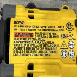 AS-IS DEWALT 20V MAX XR Cordless Impact Driver (Tool Only)