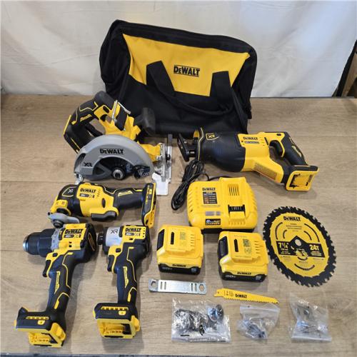 AS-IS DEWALT 20V Lithium-Ion Cordless 5-Tool Combo Kit