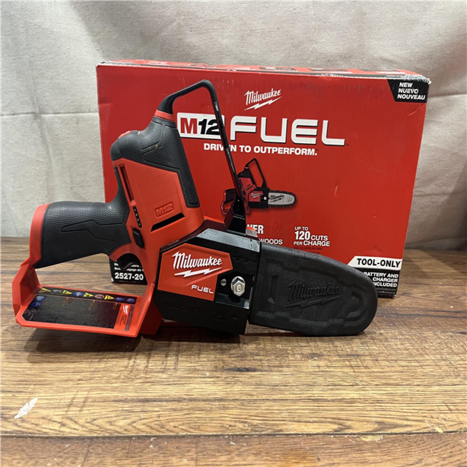 AS-IS Milwaukee M12 FUEL 6 in. 12V Lithium-Ion Brushless Electric Cordless Battery Pruning Saw HATCHET (Tool-Only)