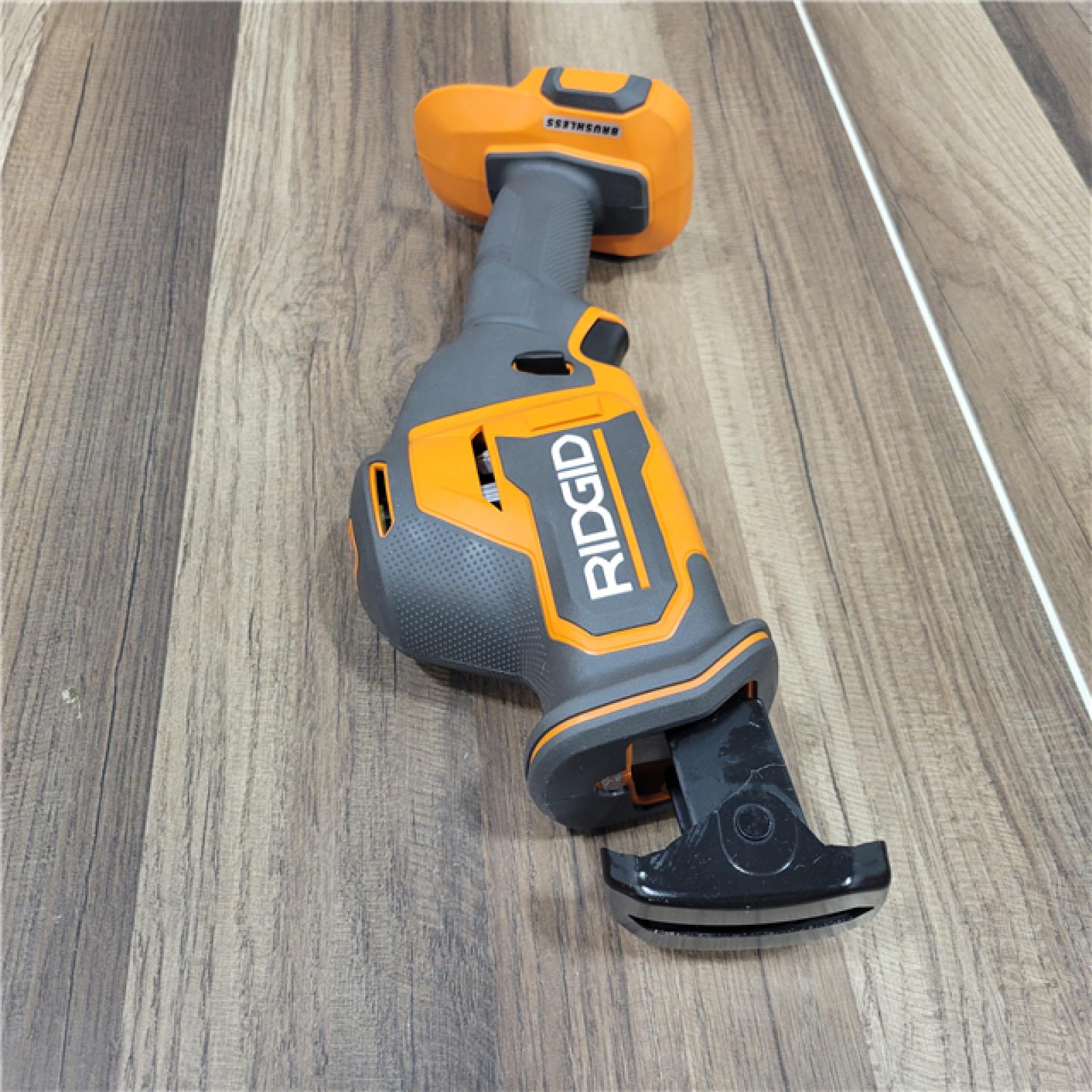 GOOD RIDGID 18V SubCompact Brushless Cordless One-Handed Reciprocating Saw (Tool Only)