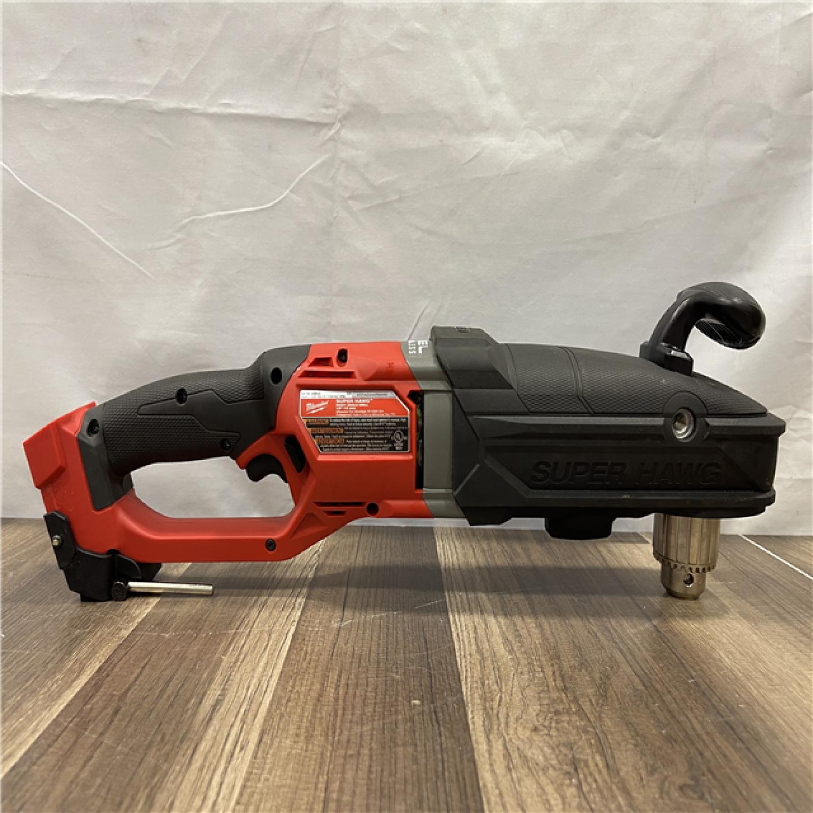 AS-IS Milwaukee M18 FUEL 18V Lithium-Ion Brushless Cordless GEN 2 SUPER HAWG 1/2 in. Right Angle Drill (Tool-Only)
