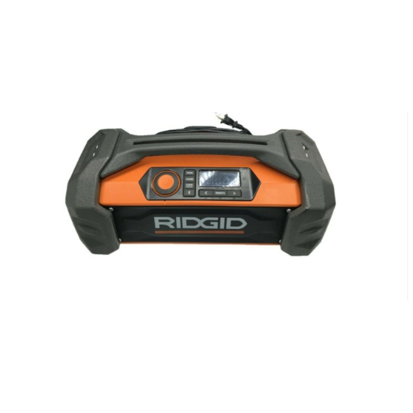 NEW! - RIDGID Jobsite Radio Speaker Bluetooth Wireless R84087 18V