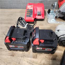 HOUSTON LOCATION - AS-IS Milwaukee M18 18-Volt Lithium-Ion Cordless Combo Kit (9-Tool) with (2) Batteries  Charger  and Tool Bag