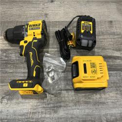 AS-IS DEWALT ATOMIC 20V Lithium-Ion Cordless 1/2 in. Hammer Drill Kit