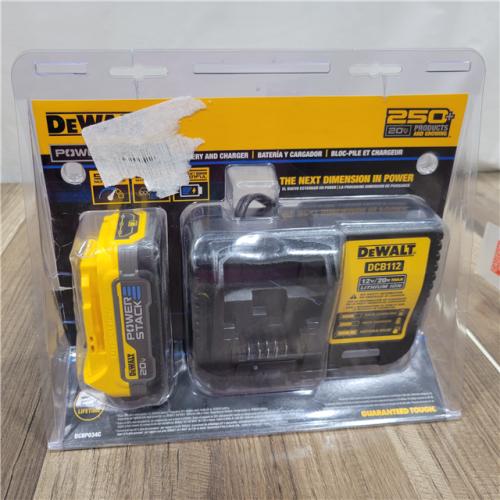 NEW! DEWALT DCBP034C 20V MAX Starter Kit with PowerStack Lithium-Ion Compact Battery and Charger