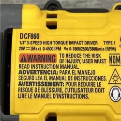 AS-IS DEWALT 20V MAX XR Cordless Impact Driver (Tool Only)