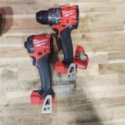 HOUSTON LOCATION - AS-IS (APPEARS LIKE NEW) Milwaukee FUEL 18V Lithium-Ion Brushless Cordless Hammer Drill and Impact Driver Combo Kit