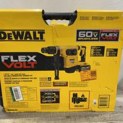NEW - DEWALT FLEXVOLT 60V MAX Cordless Brushless 1-9/16 in. SDS MAX Combination Rotary Hammer Kit