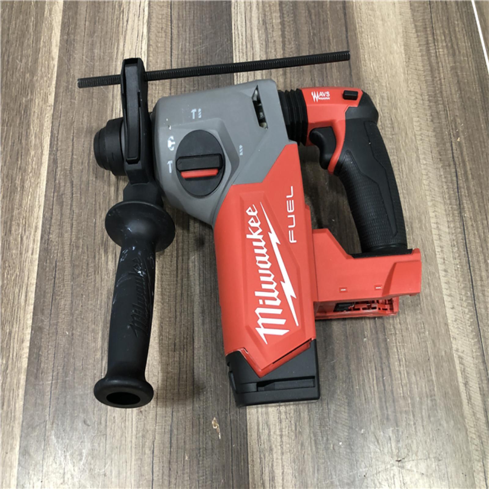 AS-IS Milwaukee FUEL 18V Lithium-Ion Brushless Cordless 1 in. SDS-Plus Rotary Hammer (Tool-Only)