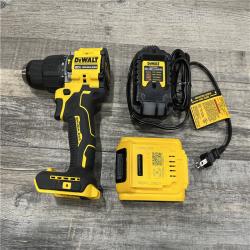 AS-IS DEWALT ATOMIC 20V Lithium-Ion Cordless 1/2 in. Hammer Drill Kit
