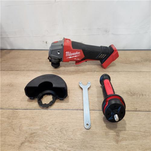 AS-IS- Milwaukee FUEL 18V Lithium-Ion Brushless Cordless 4-1/2 in./5 in. Grinder w/Paddle Switch (Tool-Only)