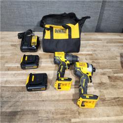 Houston Location AS-IS DeWalt Hammer Drill Driver / Impact Driver Combo Kit