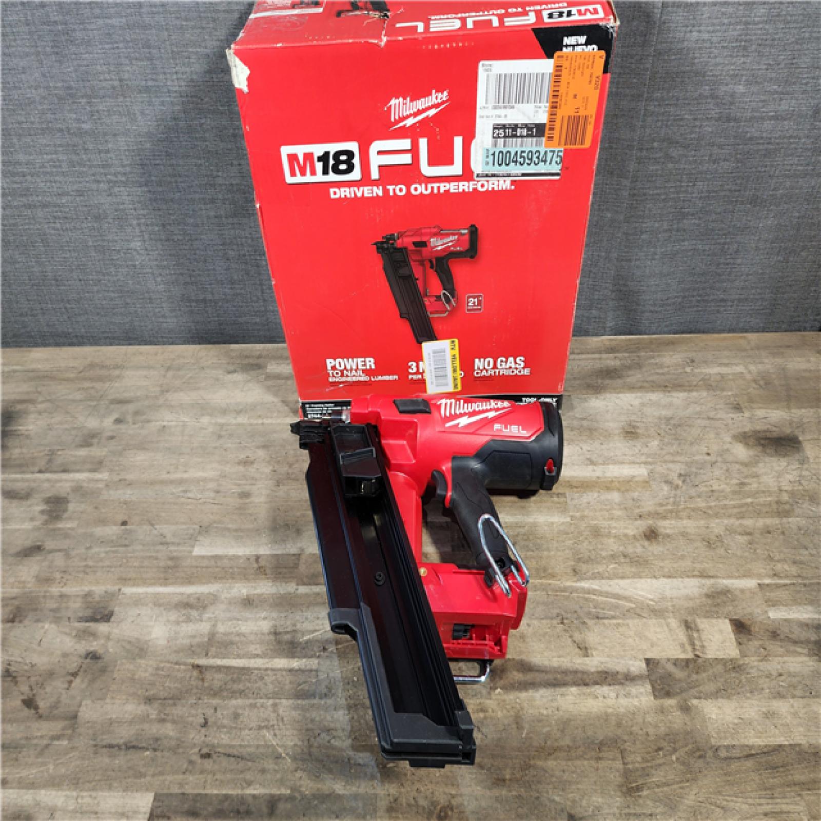 HOUSTON LOCATION - AS-IS (APPEARS LIKE NEW) Milwaukee 2744-20 M18 FUEL 3-1/2 in. 18V 21-Degree Lithium-Ion Brushless Cordless Framing Nailer (Tool-Only)
