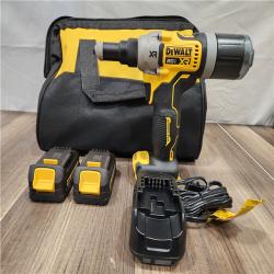 AS-IS- 20-Volt Maximum XR Lithium-Ion Brushless Cordless 1/4 in. Rivet Tool Kit W/2 POWERSTACK 1.7 Ah Batteries Charger and Bag