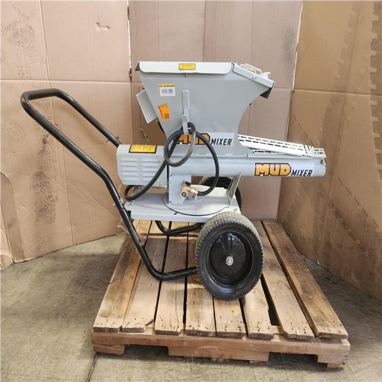 Phoenix MUDMIXER Heavy Duty Portable Continuous Concrete Mixer Evolution (Unit Powers on)