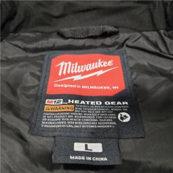 AS-IS Milwaukee Black Large M12 Heated Axis Vest Kit
