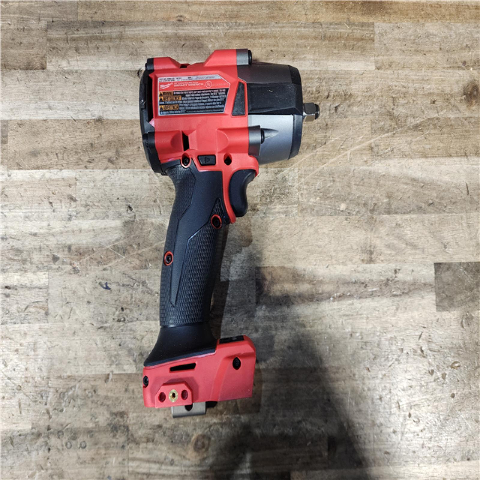 HOUSTON LOCATION - AS-IS Milwaukee FUEL GEN-2 18V Lithium-Ion Mid Torque Brushless Cordless 3/8 in. Impact Wrench with Friction Ring (Tool-Only)