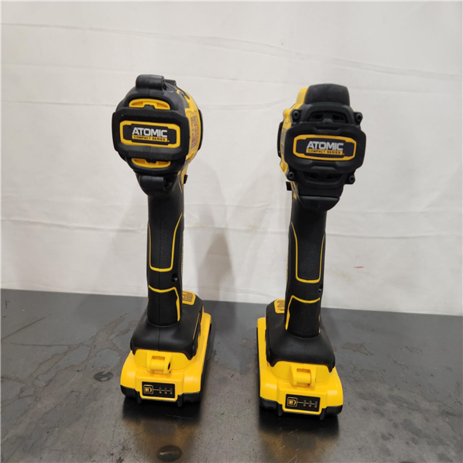 AS-IS- DEWALT ATOMIC 20-Volt MAX Lithium-Ion Cordless Combo Kit