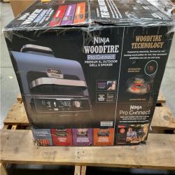 CALIFORNIA AS-IS LIKE NEW NINJA WOODFIRE PREMIUM XL OUTDOOR GRILL AND SMOKER