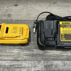 AS-IS DEWALT 20-Volt MAX Lithium-Ion 4.0Ah Battery with 12-Volt to 20-Volt MAX Charger
