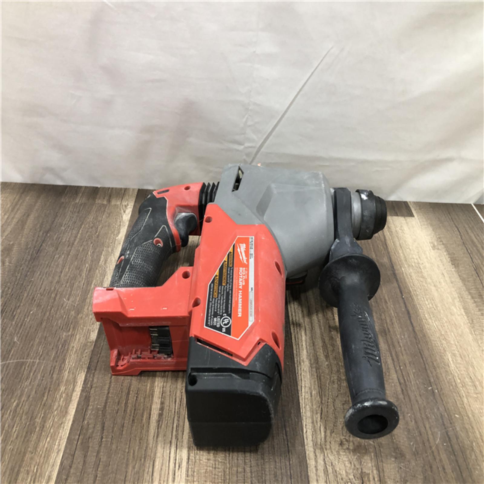 AS-IS Milwaukee FUEL 18V Lithium-Ion Brushless Cordless 1 in. SDS-Plus Rotary Hammer (Tool-Only)