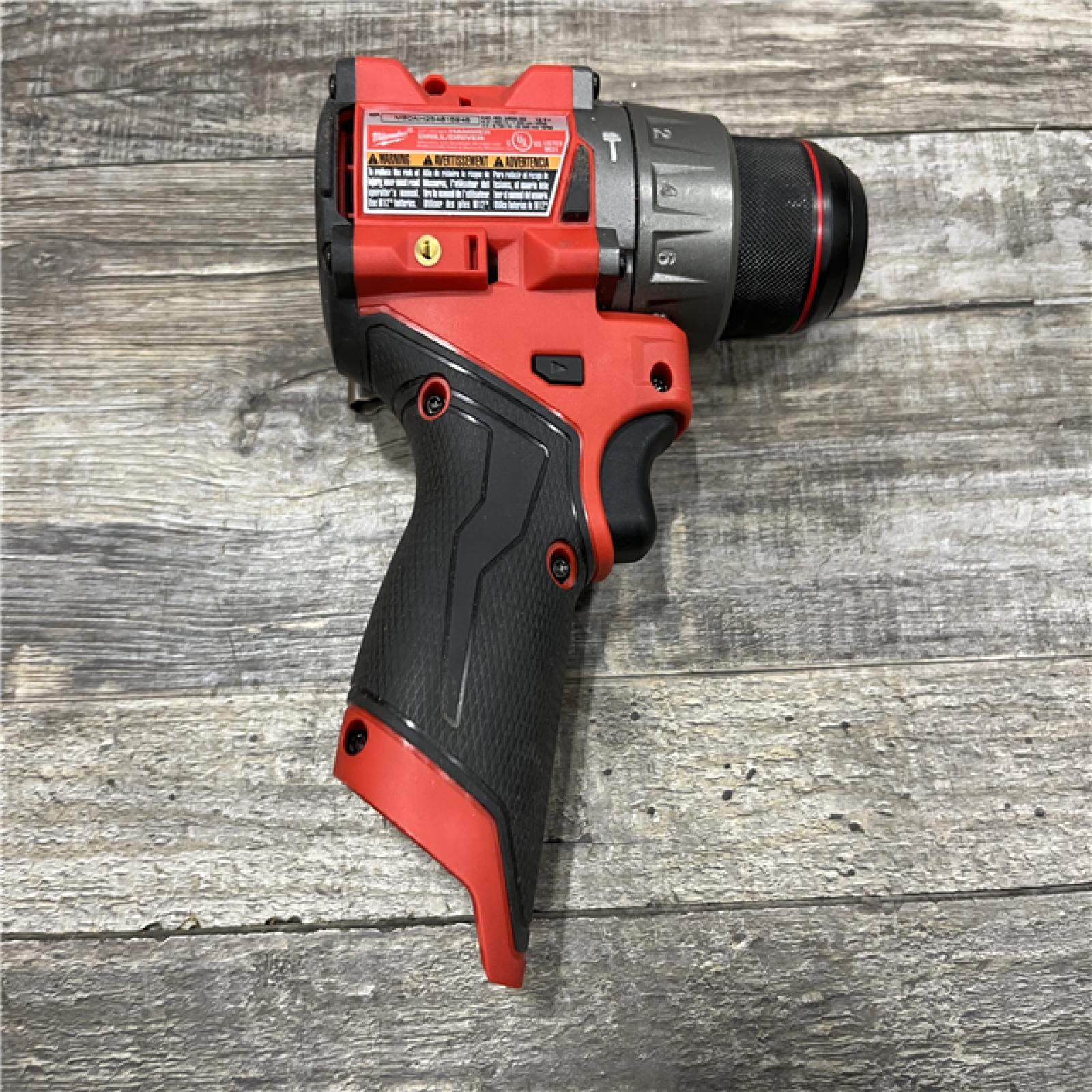 AS-IS Milwaukee FUEL 12V Lithium-Ion Brushless Cordless 1/2 in. Hammer Drill (Tool-Only)