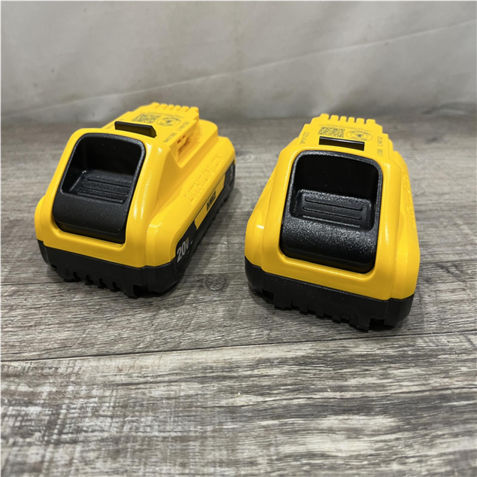 AS-IS DEWALT 20V MAX Compact Lithium-Ion 3.0Ah Battery Pack (2 Pack)