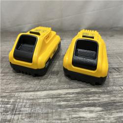 AS-IS DEWALT 20V MAX Compact Lithium-Ion 3.0Ah Battery Pack (2 Pack)
