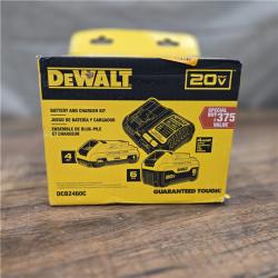 AS-IS DEWALT 20V MAX Lithium-Ion 6.0Ah and 4.0Ah Battery and Charger Starter Kit