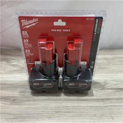 NEW Milwaukee M12 12-Volt Lithium-Ion XC Extended Capacity 3.0 Ah Battery Pack (2-Pack)