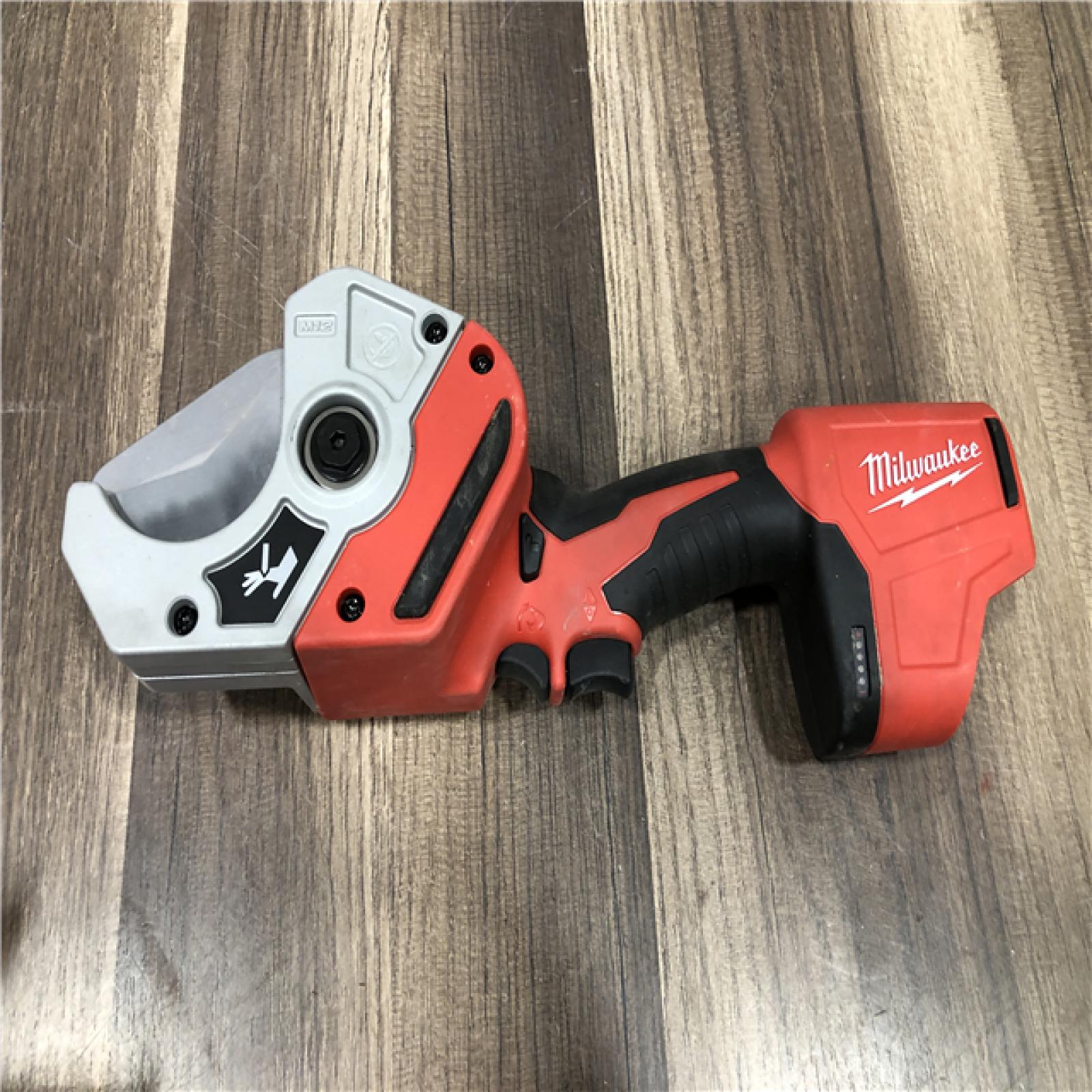 AS-IS Milwaukee M12 12V Lithium-Ion Cordless PVC Pipe Shear (Tool-Only)