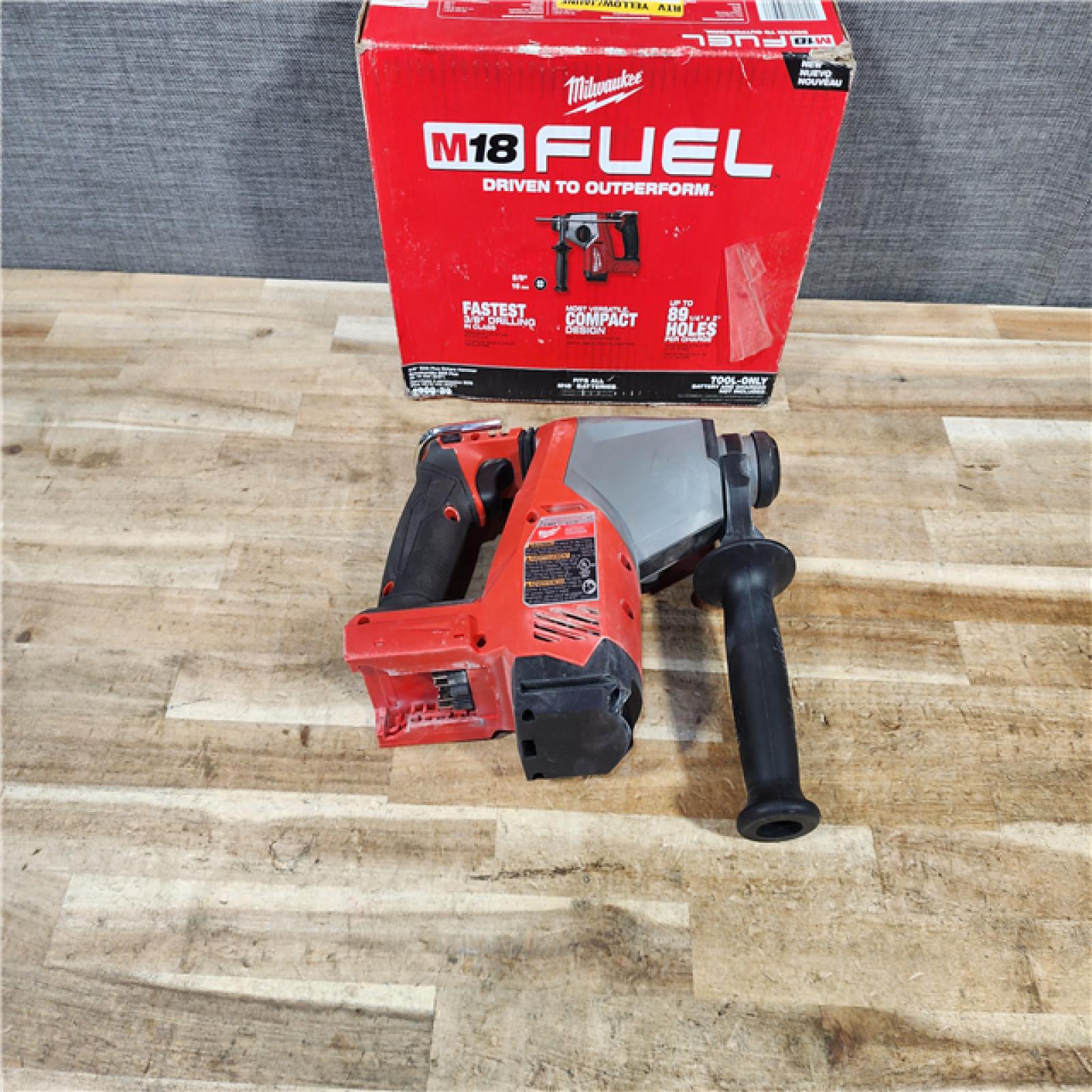 HOUSTON LOCATION - AS - IS Milwaukee FUEL 18V Lithium-Ion Brushless Cordless 5/8 in. SDS-Plus Rotary Hammer (Tool-Only)