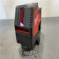 AS-IS - Milwaukee Green 100 ft. Cross Line and Plumb Points Rechargeable Laser Level Kit