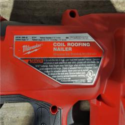 HOUSTON LOCATION - AS-IS Milwaukee M18 FUEL Coil Roofing Nailer (TOOL ONLY)