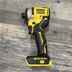 AS-IS DEWALT Atomic 20V Max Lithium-Ion Brushless Cordless Compact 1/4 in. Impact Driver Kit