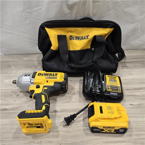 AS-IS Dewalt 20V MAX Lithium-Ion Cordless 1/2 in. Impact Wrench Kit