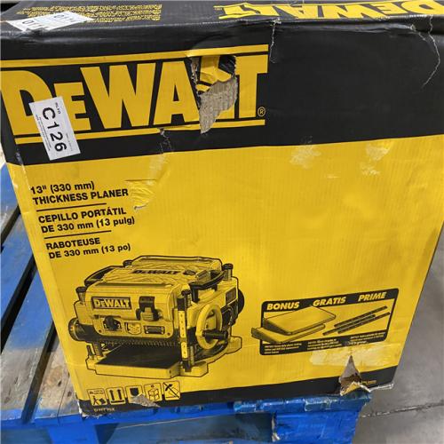 As-Is- DEWALT 15 Amp Corded 13 in. Planer