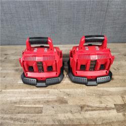HOUSTON LOCATION - AS-IS MILWAUKEE BATTERY CHARGER PACK QTY - 2