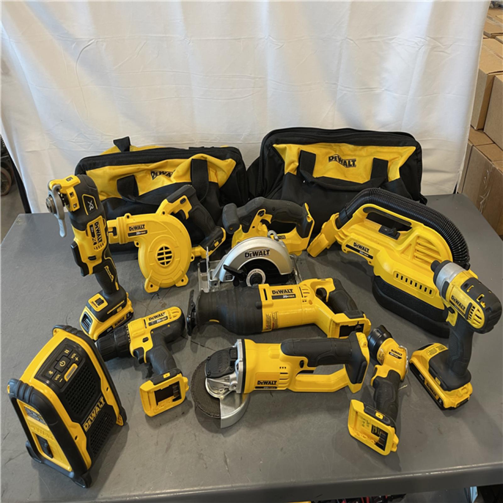 AS-IS - DEWALT 20V MAX Lithium-Ion Brushed Cordless (10-Tool) Combo Kit